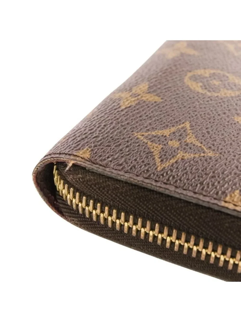 Louis Vuitton Monogram Zippy Wallet Fuchsia Pink Brown